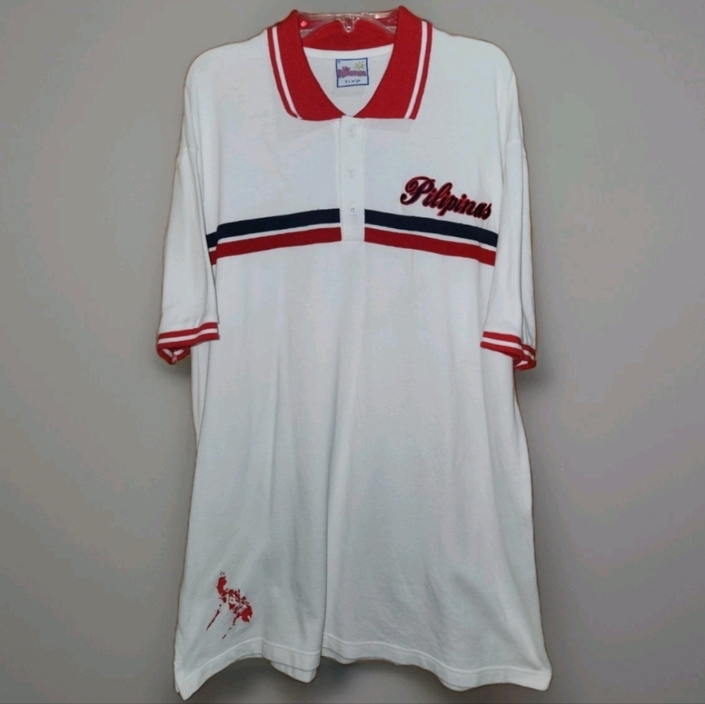 Vintage Pilipinas My Philippines Collared rugby shirt | Size XL